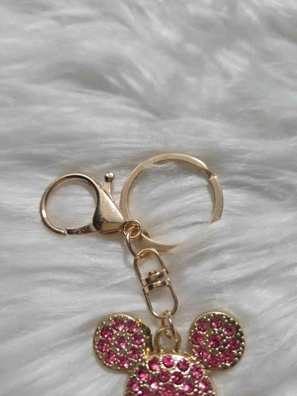 Mickey Mouse Ears Key Design Keychain